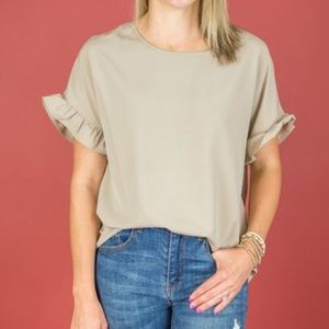 Taupe Blouse